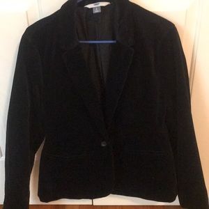 Black Velvet Blazer